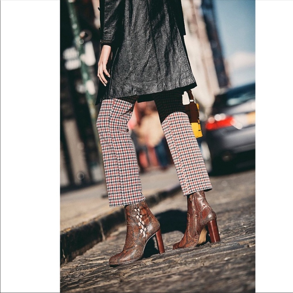 Free People Snake Marietta Heel Boot 6.5